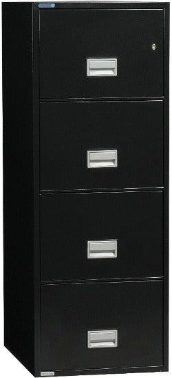 Phoenix Safe LTR4W25 Vertical 25 Inch 4-Drawer Letter Fire and Water Resistant File Cabinet