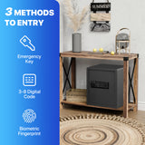 RPNB Biometric Home Safe with Fingerprint Digital Lock for Cash & Jewelry RP36FSA