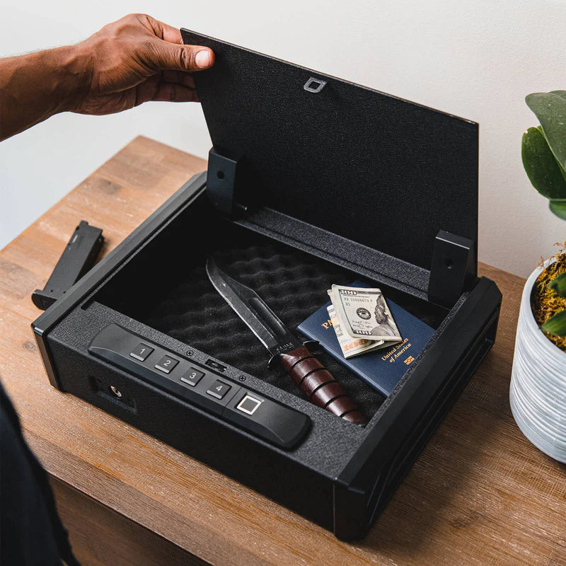 Coffre-fort pour pistolets à empreintes digitales, boîte de rangement pour pistolets, coffre