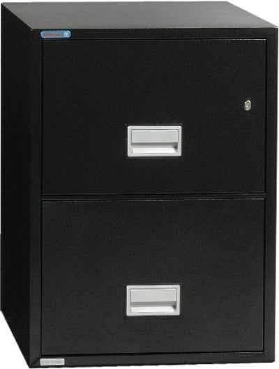 Phoenix Safe LTR2W31 Vertical 31 Inch 2-Drawer Letter Fire and Water Resistant File Cabinet