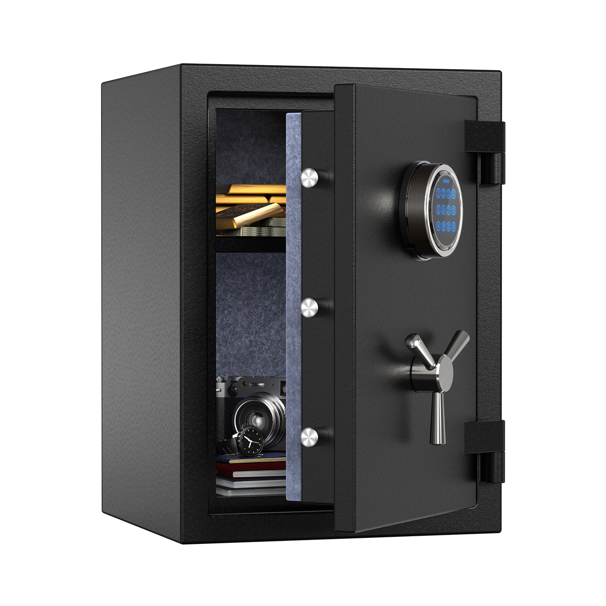 RPNB Digital Keypad Fireproof Safe, Deluxe Safe Box, 1.29 Cubic Feet R ...
