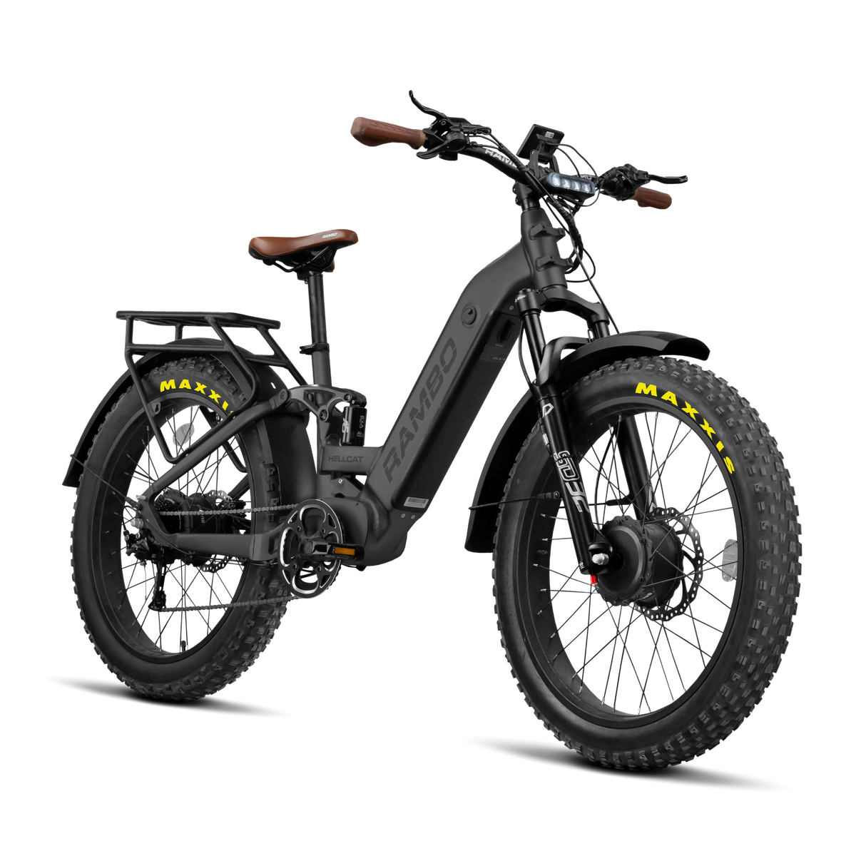 Rambo Hellcat Full Suspension 1000W Dual Motor All-Wheel Drive Electric Bike