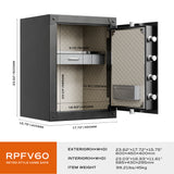 RPNB Retro Style Biometric Home Safe RPFV60