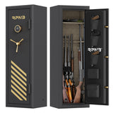 RPNB 10-Gun Large Fireproof Biometric Fingerprint Gun Safe for Pistols and Rifles RPFS10