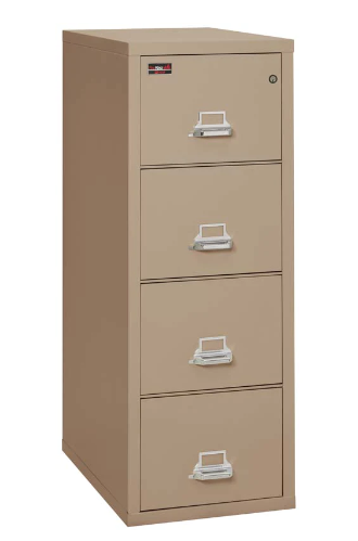 FireKing 4-2157-2 Two-Hour Four Drawer Legal Vertical File Cabinet