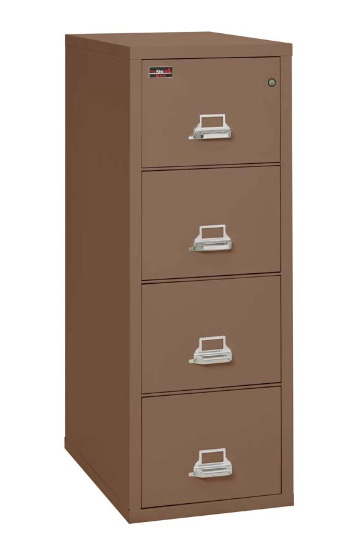 FireKing 4-1956-2 Two-Hour Four Drawer Letter Vertical File Cabinet