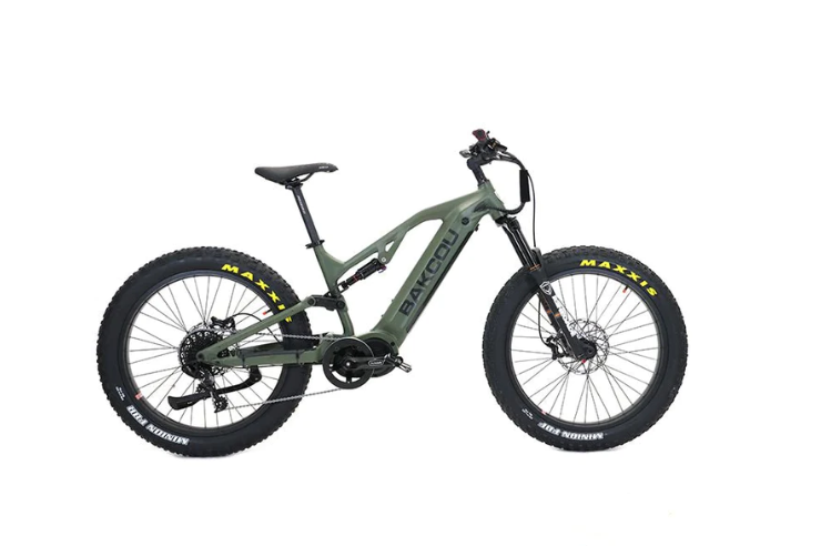 Bakcou Scout Full Suspension Fat Tire Electric Bike