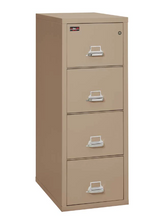 FireKing 4-1956-2 Two-Hour Four Drawer Letter Vertical File Cabinet