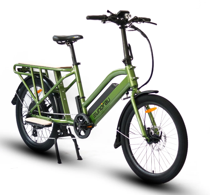 Eunorau MAX-CARGO 24" Long-Tail Electric Cargo Bike 48V 750W