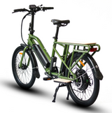 Eunorau MAX-CARGO 24" Long-Tail Electric Cargo Bike 48V 750W