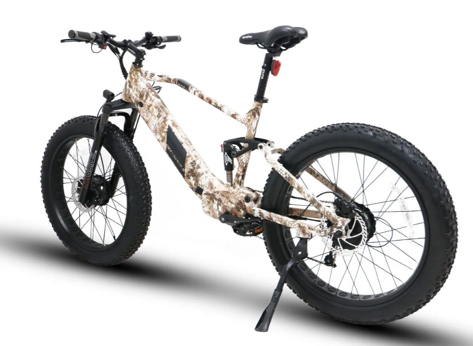 Eunorau DEFENDER-S Fat Tire Dual Suspension Electric Mountain Bike 1500W