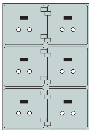 Socal ST-6 Bridgeman ST Series Safe Deposit Box