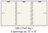 Socal SDX-3 Bridgeman SDX Series Safe Deposit Box