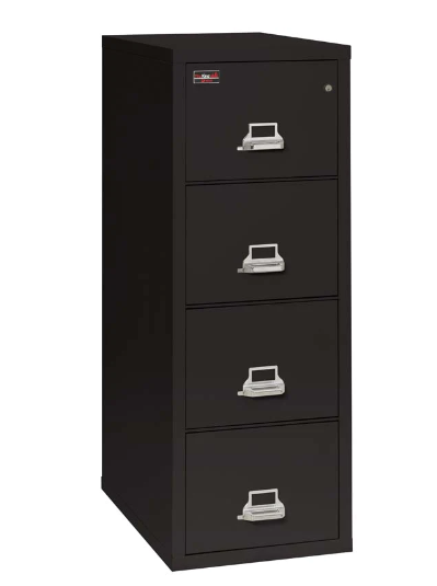 FireKing 4-1956-2 Two-Hour Four Drawer Letter Vertical File Cabinet