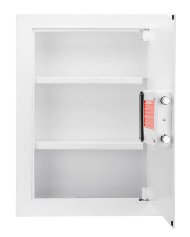 Barska AX13030 White Biometric Wall Safe