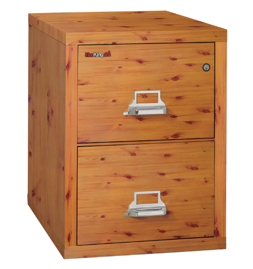 FireKing 2-2125-C Two Drawer Legal 25"D Vertical File Cabinet Designer Series