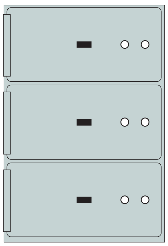 Socal SN-3A Bridgeman SN Series Safe Deposit Box