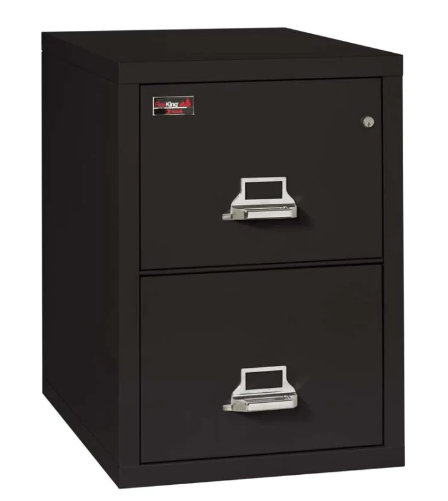 FireKing 2-1929-2 Two-Hour Two Drawer Letter Vertical File Cabinet