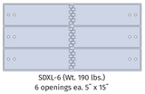 Socal SDXL-6 Bridgeman SDXL Series Modular Teller Locker