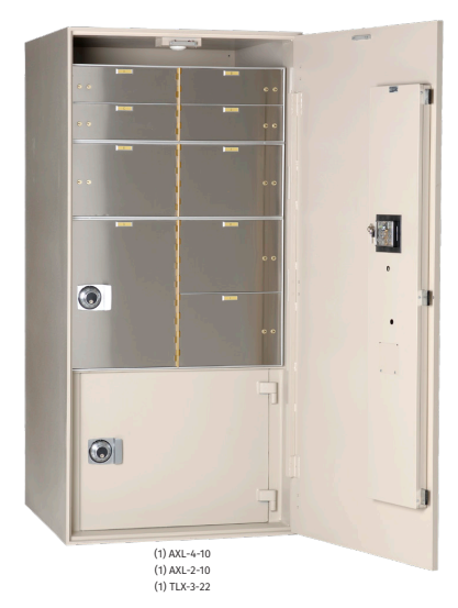 Socal ER-7435 M Bridgeman TL-15 Missouri Mule Safe with Night Depository Head & Receiving Chest