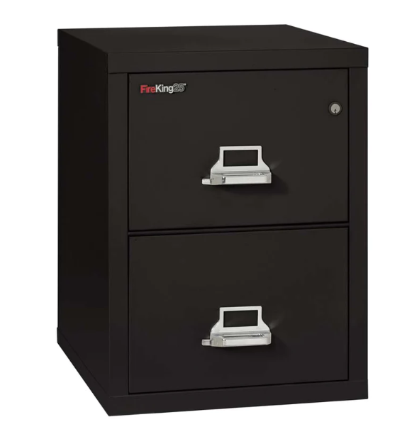 FireKing 2-1825-C Two Drawer Letter 25"D Vertical File Cabinet