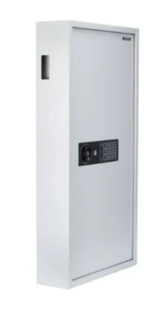 Barska AX13350 180 Keys Keypad Wall Key Safe White