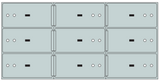 Socal SS-9A Bridgeman SS Series Safe Deposit Box