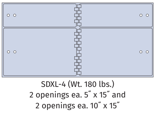 Socal SDXL-4 Bridgeman SDXL Series Modular Teller Locker