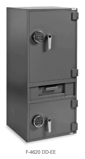 Socal F-4620 DD/CC International Fortress Depository Safe