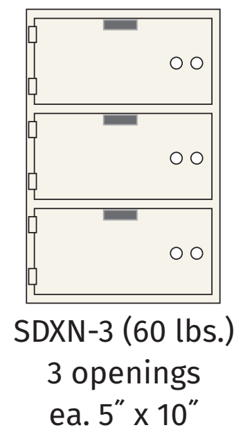 Socal SDXN-3 Bridgeman SDXN Series Safe Deposit Box