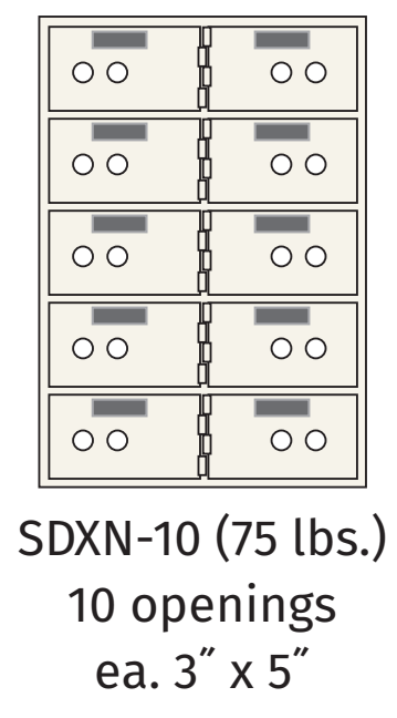 Socal SDXN-10 Bridgeman SDXN Series Safe Deposit Box