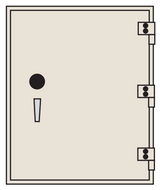 Socal ER-4638 Bridgeman ER Series TL-15 Plate Steel Safe