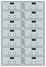 Socal SN-14 Bridgeman SN Series Safe Deposit Box