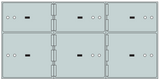 Socal SS-6A Bridgeman SS Series Safe Deposit Box