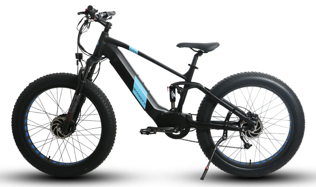 Eunorau DEFENDER-S Fat Tire Dual Suspension Electric Mountain Bike 1500W