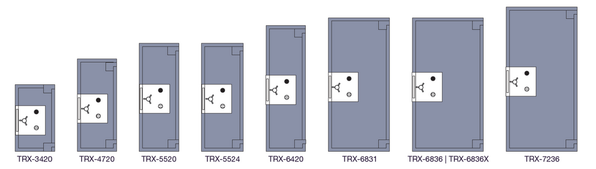 Socal TRX-5520 International Fortress TRX TRTL 30x6 2 Hour Fire and Burglary Safe