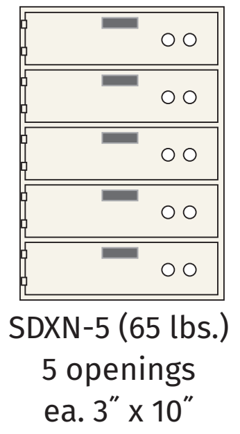 Socal SDXN-5 Bridgeman SDXN Series Safe Deposit Box