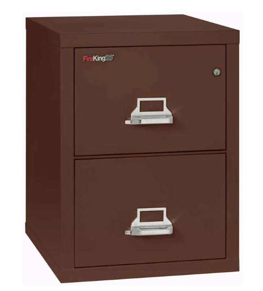 FireKing 2-1825-C Two Drawer Letter 25"D Vertical File Cabinet