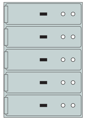 Socal ST-5 Bridgeman ST Series Safe Deposit Box