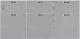 Socal SDX-6 Bridgeman SDX Series Safe Deposit Box