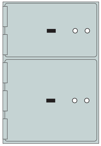 Socal SN-2A Bridgeman SN Series Safe Deposit Box