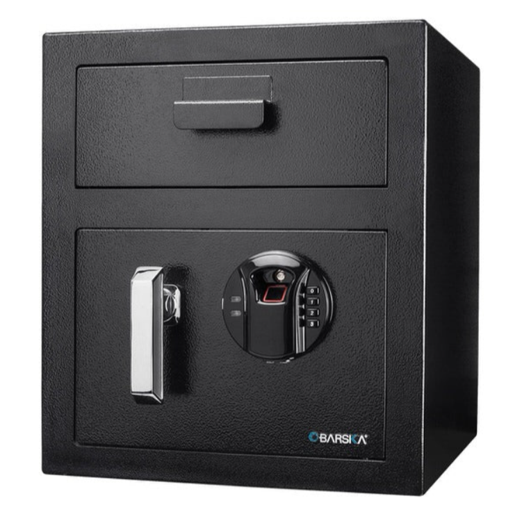 Barska AX13108 Keypad Biometric Depository Safe