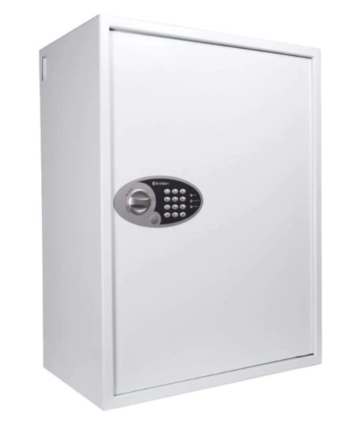 Barska AX13500 736 Keys Keypad Key Safe White