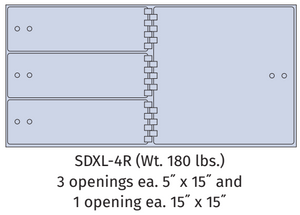 Socal SDXL-4R Bridgeman SDXL Series Modular Teller Locker