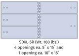 Socal SDXL-5R Bridgeman SDXL Series Modular Teller Locker