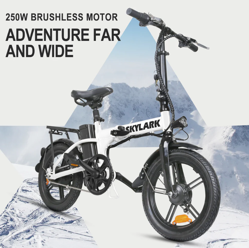 Nakto Skylark 16 Folding Electric Bike 250W 36V Mammoth Safes