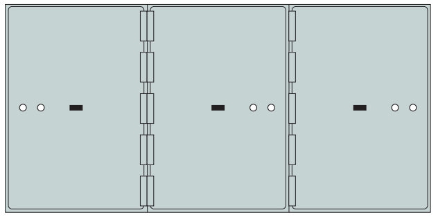 Socal SD-3 Bridgeman SD Series Safe Deposit Box