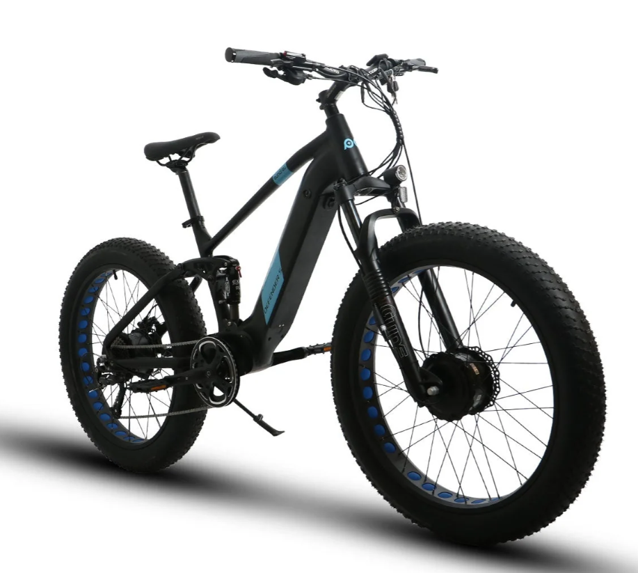 Eunorau DEFENDER-S Fat Tire Dual Suspension Electric Mountain Bike 1500W