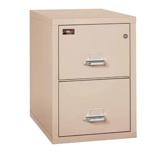 FireKing 2-1929-2 Two-Hour Two Drawer Letter Vertical File Cabinet