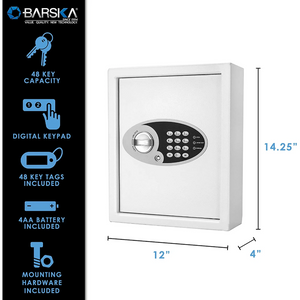 Barska AX12658 48 Keys Keypad Wall Key Safe